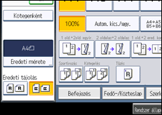 A kezelőpanel ismertetése