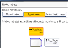 A kezelőpanel ismertetése