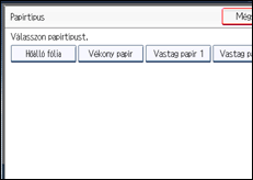 A kezelőpanel ismertetése