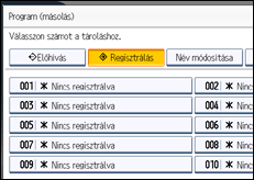 A kezelőpanel ismertetése