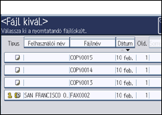 A kezelőpanel ismertetése