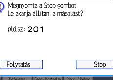 A kezelőpanel ismertetése