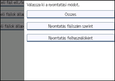 A kezelőpanel ismertetése