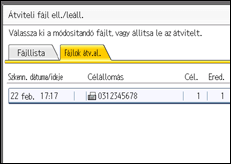 A kezelőpanel ismertetése