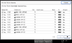 A kezelőpanel ismertetése