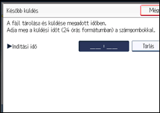 A kezelőpanel ismertetése