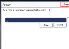 A kezelőpanel ismertetése