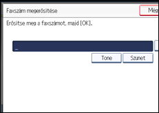 A kezelőpanel ismertetése