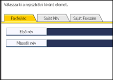 A kezelőpanel ismertetése