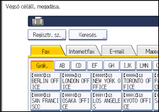 A kezelőpanel ismertetése