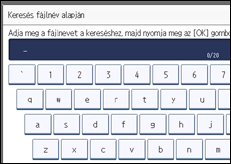 A kezelőpanel ismertetése