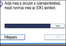 A kezelőpanel ismertetése