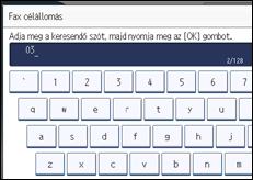 A kezelőpanel ismertetése