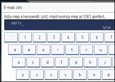 A kezelőpanel ismertetése