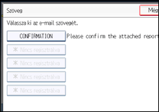 A kezelőpanel ismertetése
