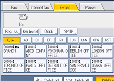 A kezelőpanel ismertetése