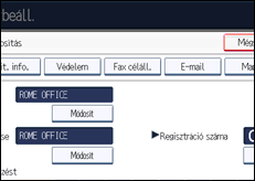A kezelőpanel ismertetése