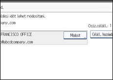 A kezelőpanel ismertetése