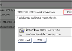 A kezelőpanel ismertetése
