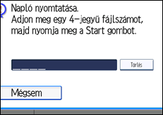 A kezelőpanel ismertetése