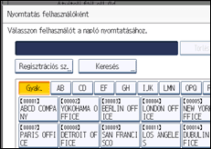 A kezelőpanel ismertetése