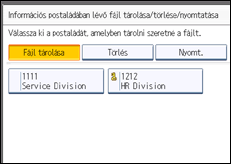 A kezelőpanel ismertetése