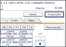 A kezelőpanel ismertetése