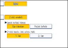 A kezelőpanel ismertetése