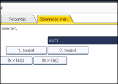 A kezelőpanel ismertetése