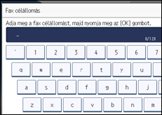 A kezelőpanel ismertetése