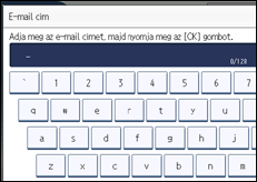 A kezelőpanel ismertetése