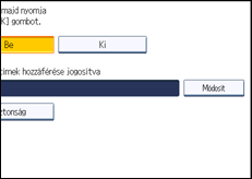 A kezelőpanel ismertetése