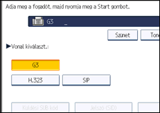 A kezelőpanel ismertetése