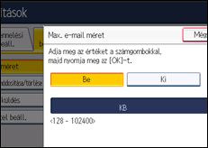 A kezelőpanel ismertetése