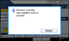 A kezelőpanel ismertetése
