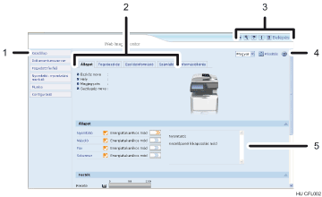 Webböngésző ábrája számozott illusztráció