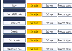 A kezelőpanel ismertetése