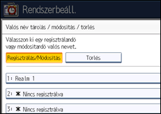 A kezelőpanel ismertetése