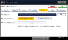A kezelőpanel ismertetése