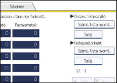 A kezelőpanel ismertetése