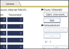 A kezelőpanel ismertetése