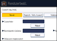 A kezelőpanel ismertetése
