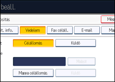 A kezelőpanel ismertetése