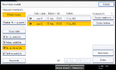 A kezelőpanel ismertetése