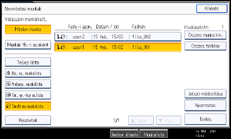 A kezelőpanel ismertetése