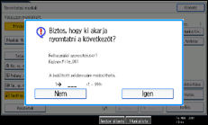 A kezelőpanel ismertetése