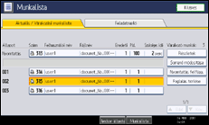 A kezelőpanel ismertetése