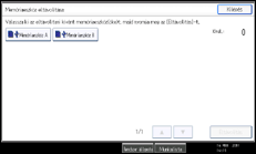 A kezelőpanel ismertetése