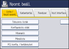 A kezelőpanel ismertetése