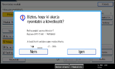 A kezelőpanel ismertetése